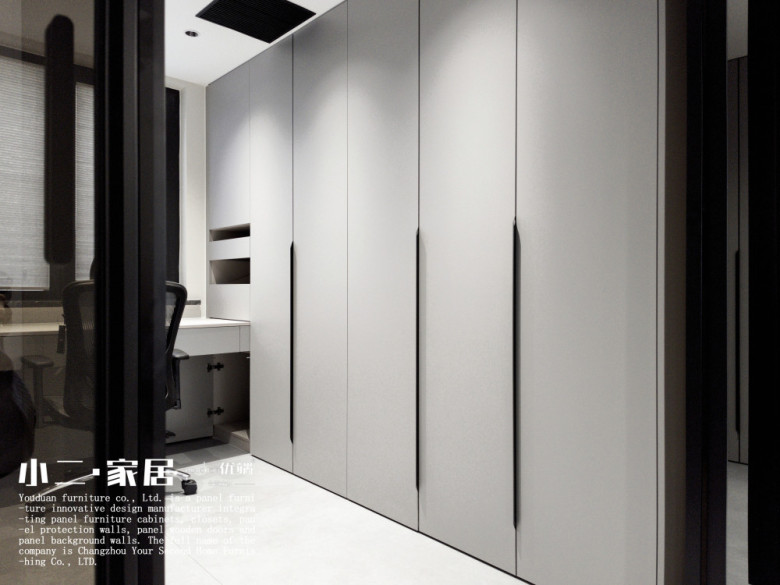 【小二家居2151 全屋定制】天奕云著 现代简约-橱柜衣柜定制家具 生产流程跟进